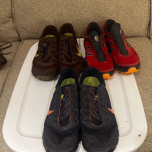 Lot of Nike and New Balance trail running shoes/Neutral/Sizes: 11 and 11.5 main image 9
